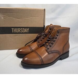 Thursday Boot Co Captain Boots Toffee Leather Men’s 10 NEW